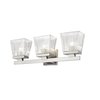 Z-Lite Astor 3 Light Vanity, Brushed Nickel & Clear 1936-3V-BN